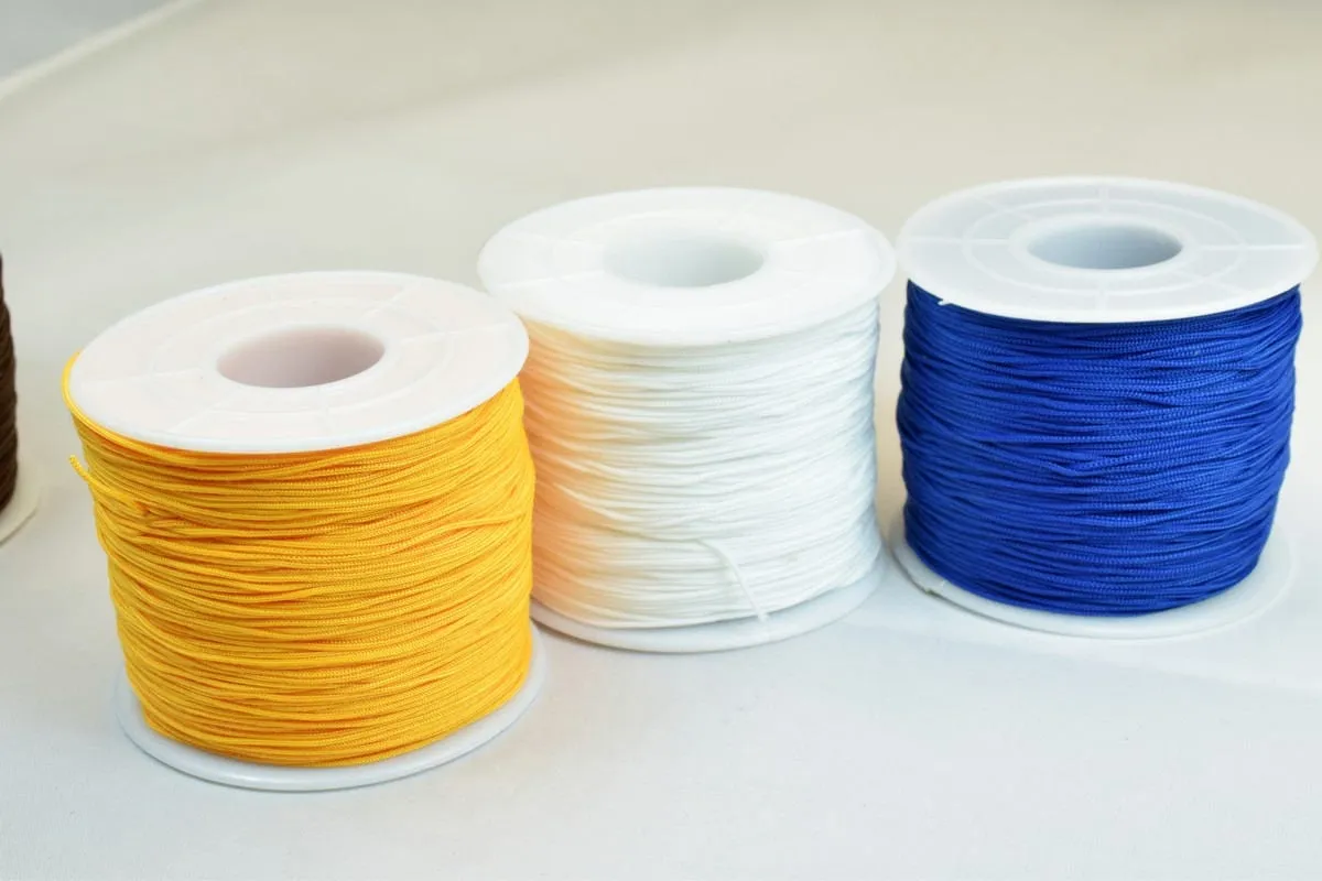 0.8mm Knot Nylon Cord Shamballa Macrame Beading Kumihimo String 100 Meters Cord Knot Shamballa Macrame Bead Beading Size 0.8mm Thread Cord