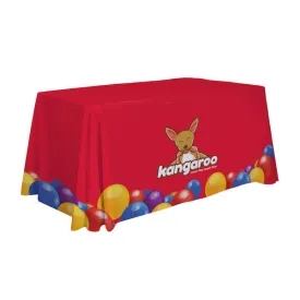 4' Standard Table Throw (All Over Full Color)