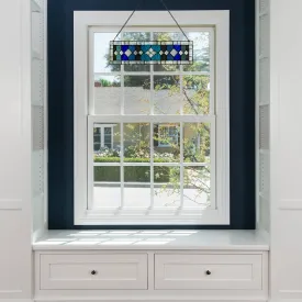 5.5"H Cyrus Rectangular Stained Glass Window Panel