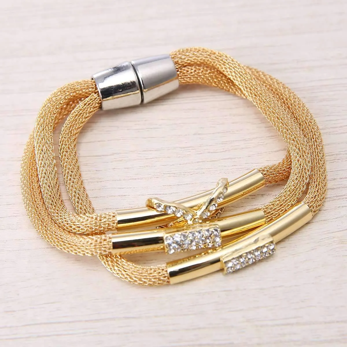 Abasi Layered Harp String Bracelet Test