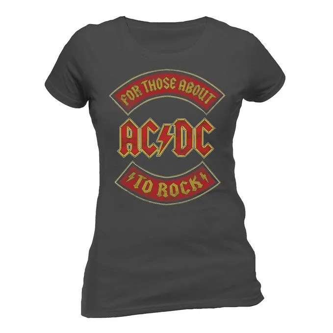AC/DC For Those About to Rock Gray T-Shirt