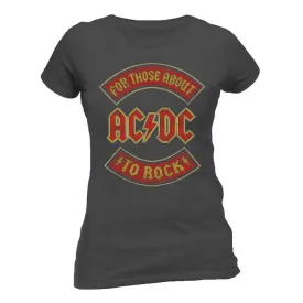 AC/DC For Those About to Rock Gray T-Shirt