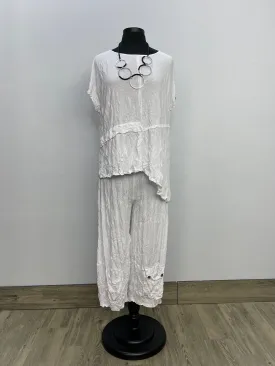 Addie Asymmetrical Tunic - White