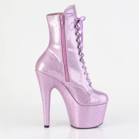 ADORE-1020GP Purple Glitter Calf High Boots
