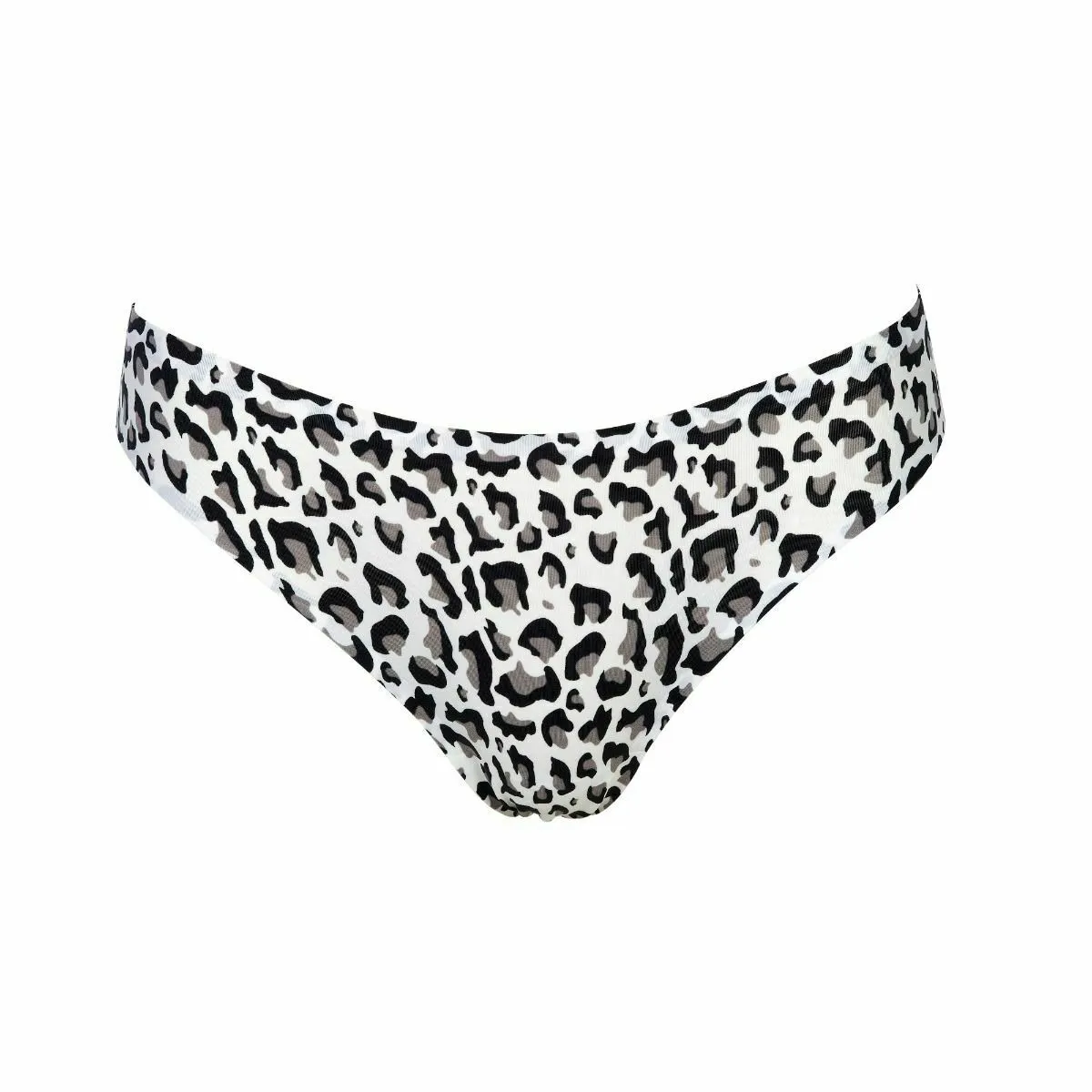 After Eden Unlimited Thong 2 Pair Pack One Size S-XL Blue and Animal Print