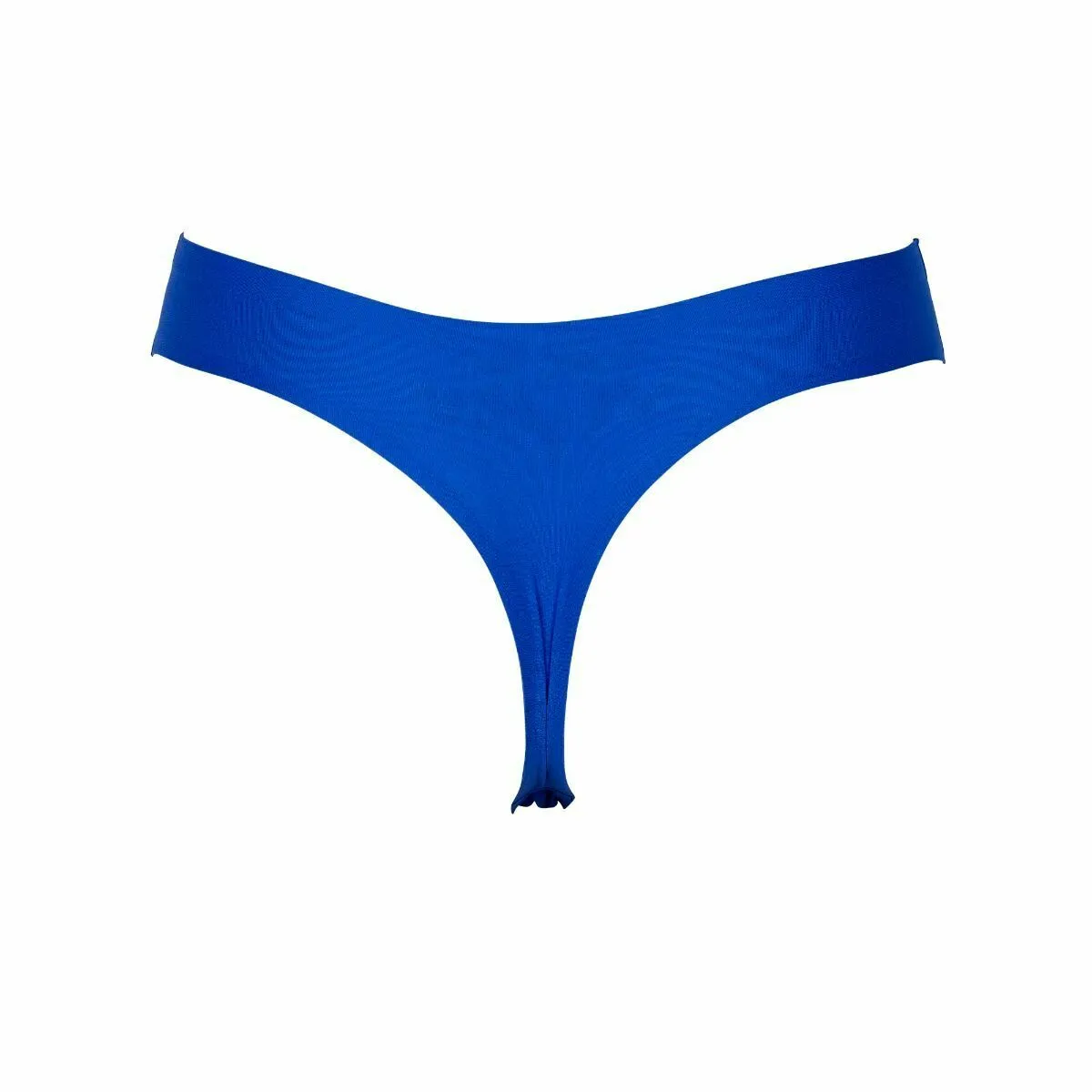 After Eden Unlimited Thong 2 Pair Pack One Size S-XL Blue and Animal Print