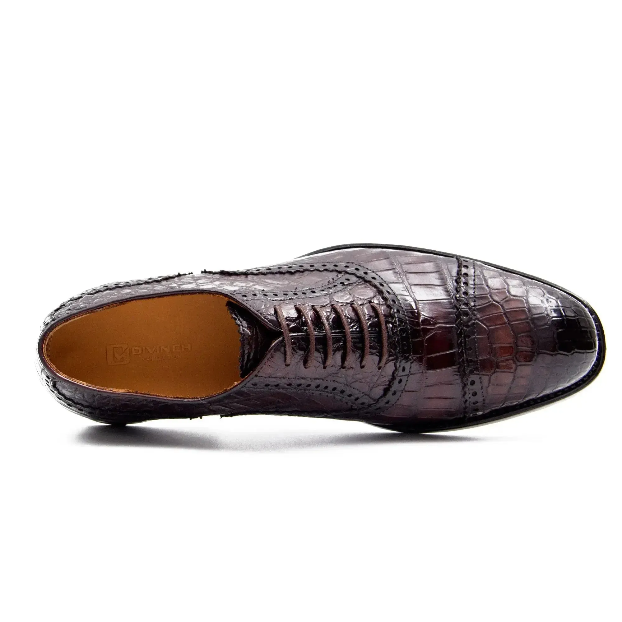 Alligator Skin Oxford Shoes