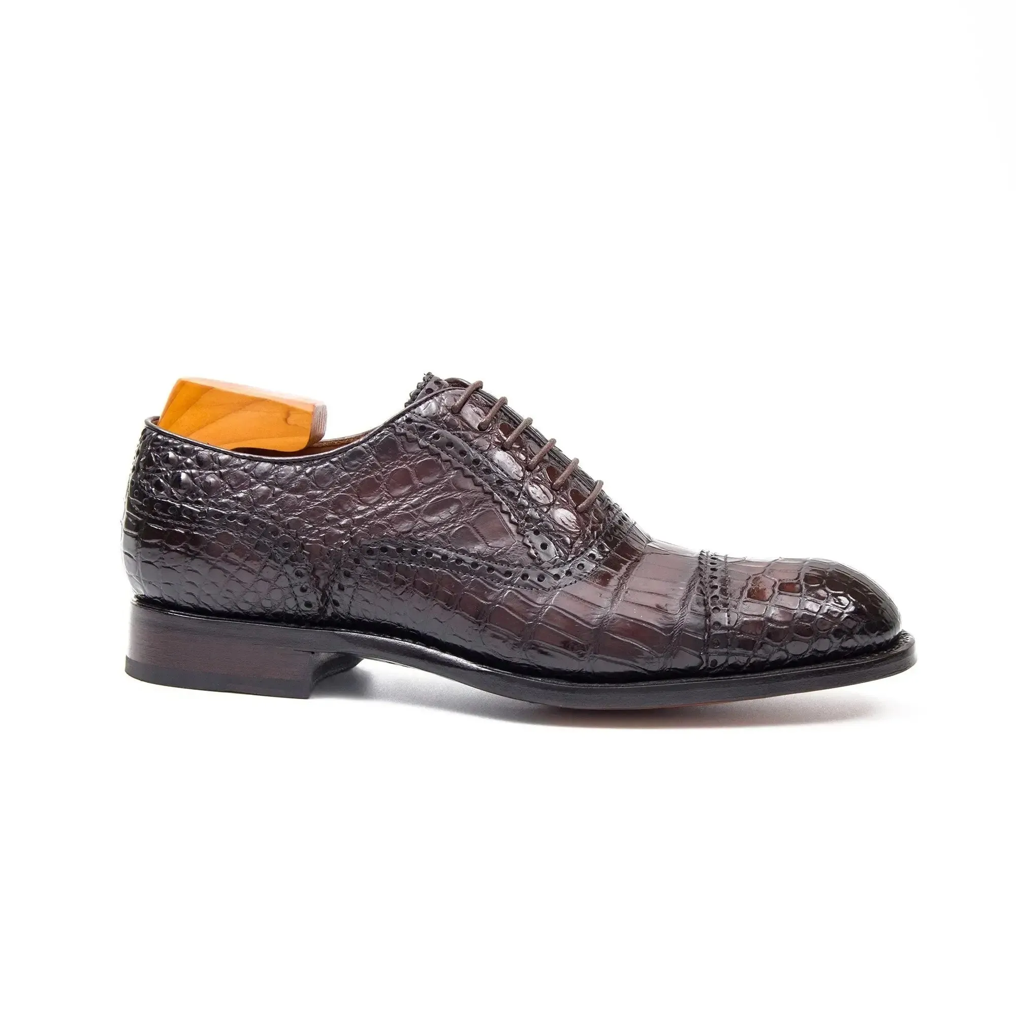 Alligator Skin Oxford Shoes