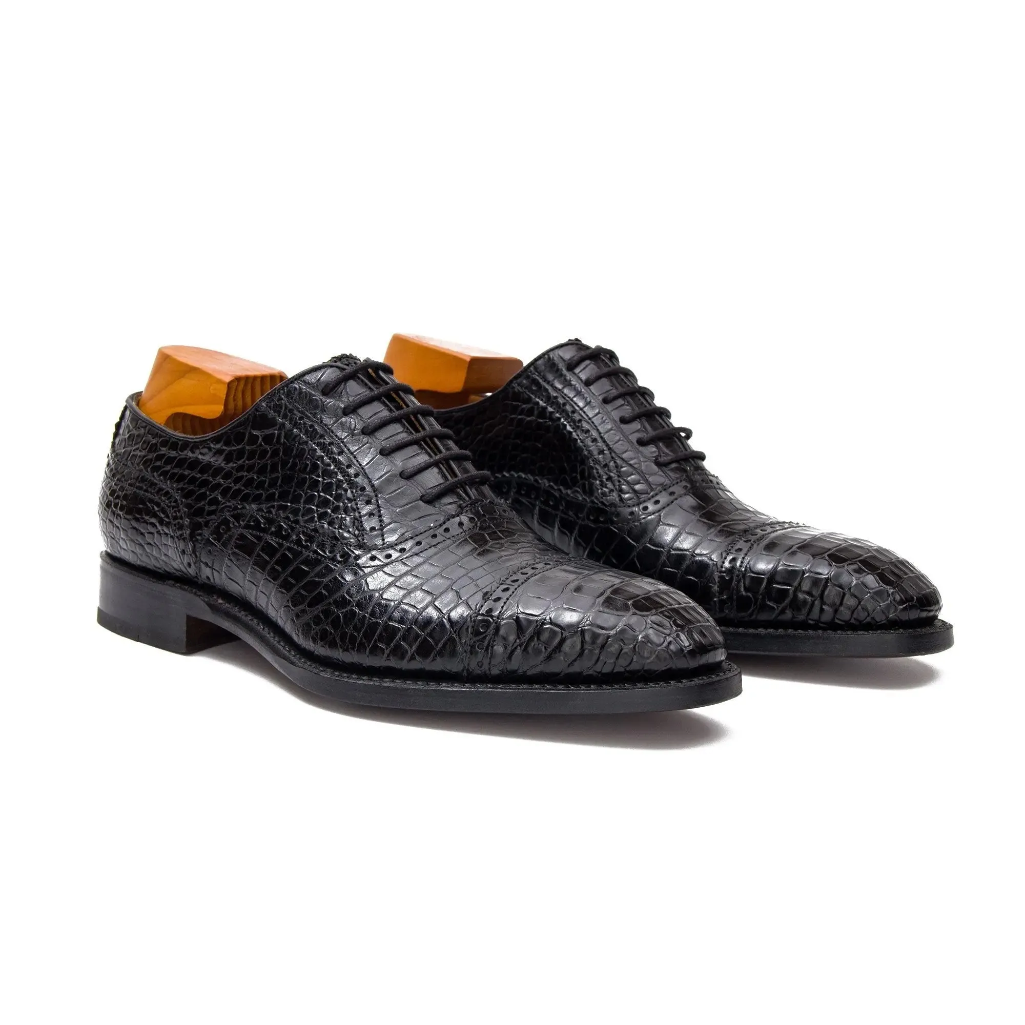 Alligator Skin Oxford Shoes