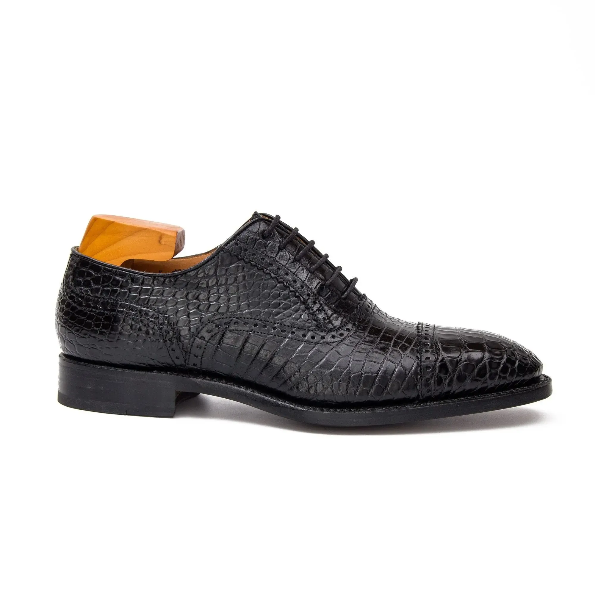 Alligator Skin Oxford Shoes