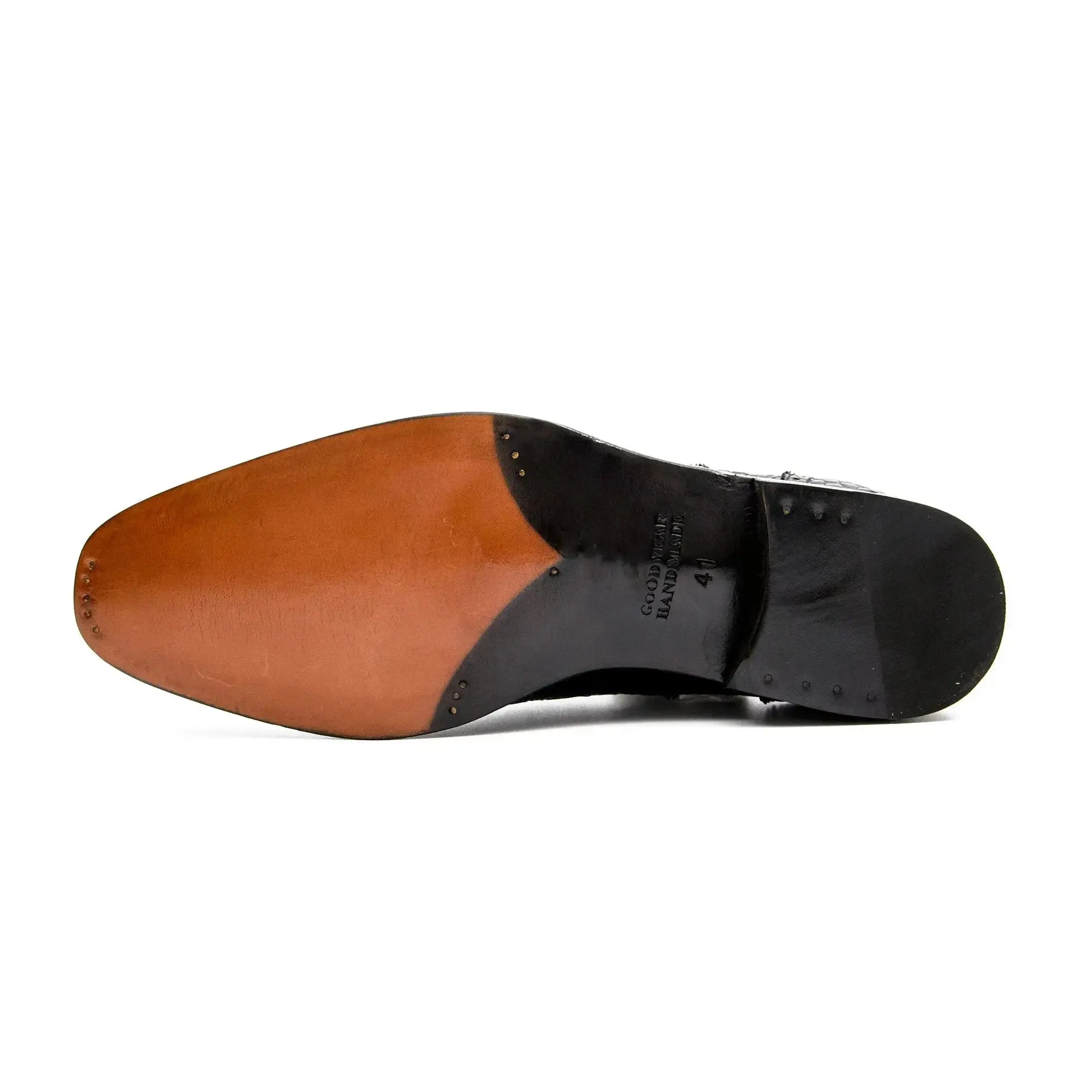 Alligator Skin Oxford Shoes