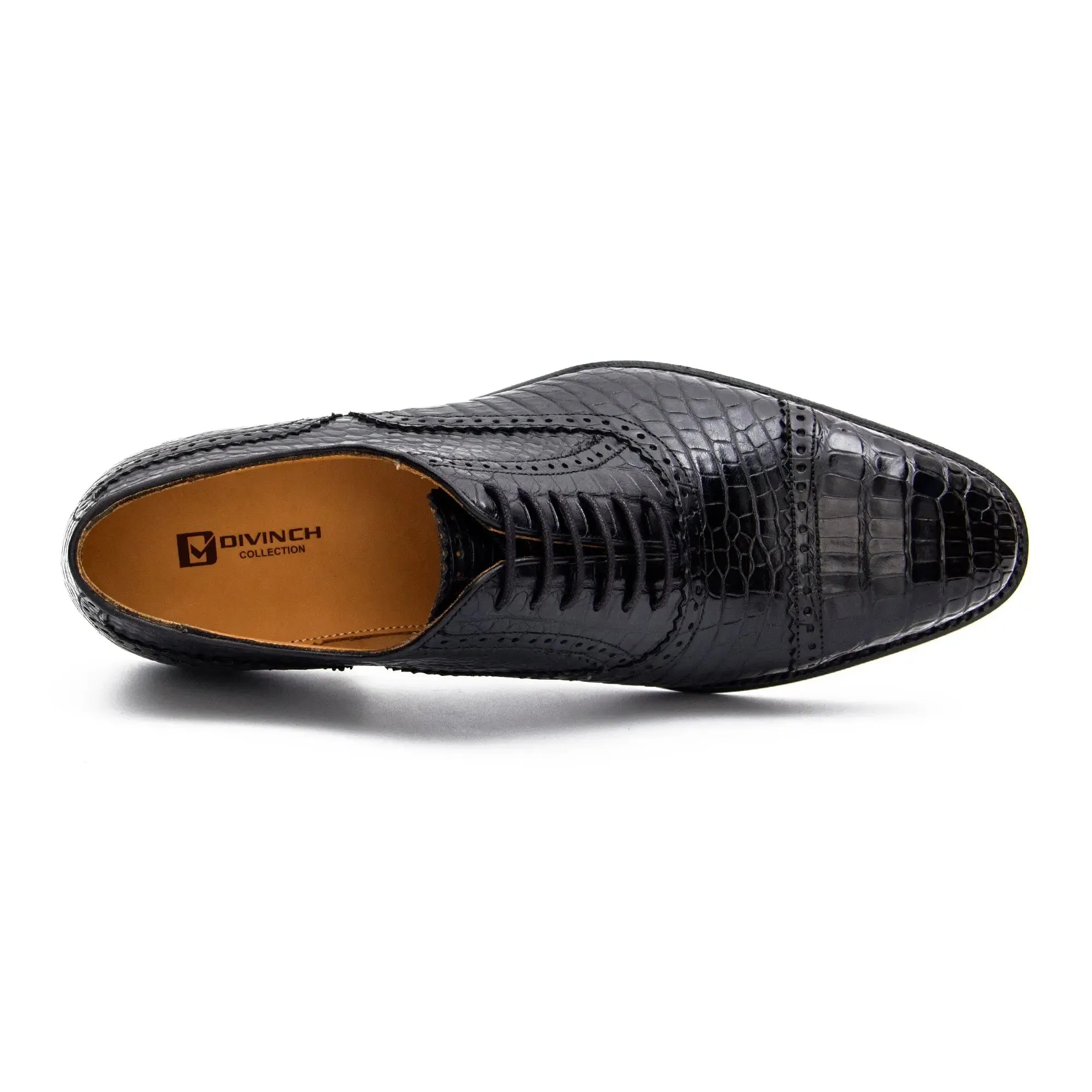 Alligator Skin Oxford Shoes