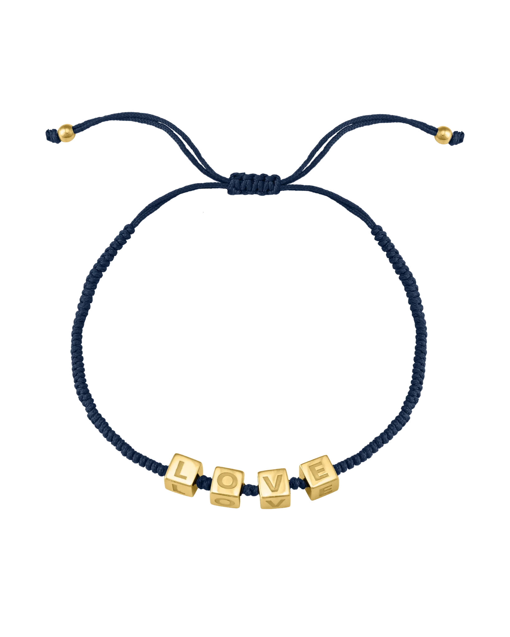 Alpha Block Bracelet - 18K Gold Vermeil