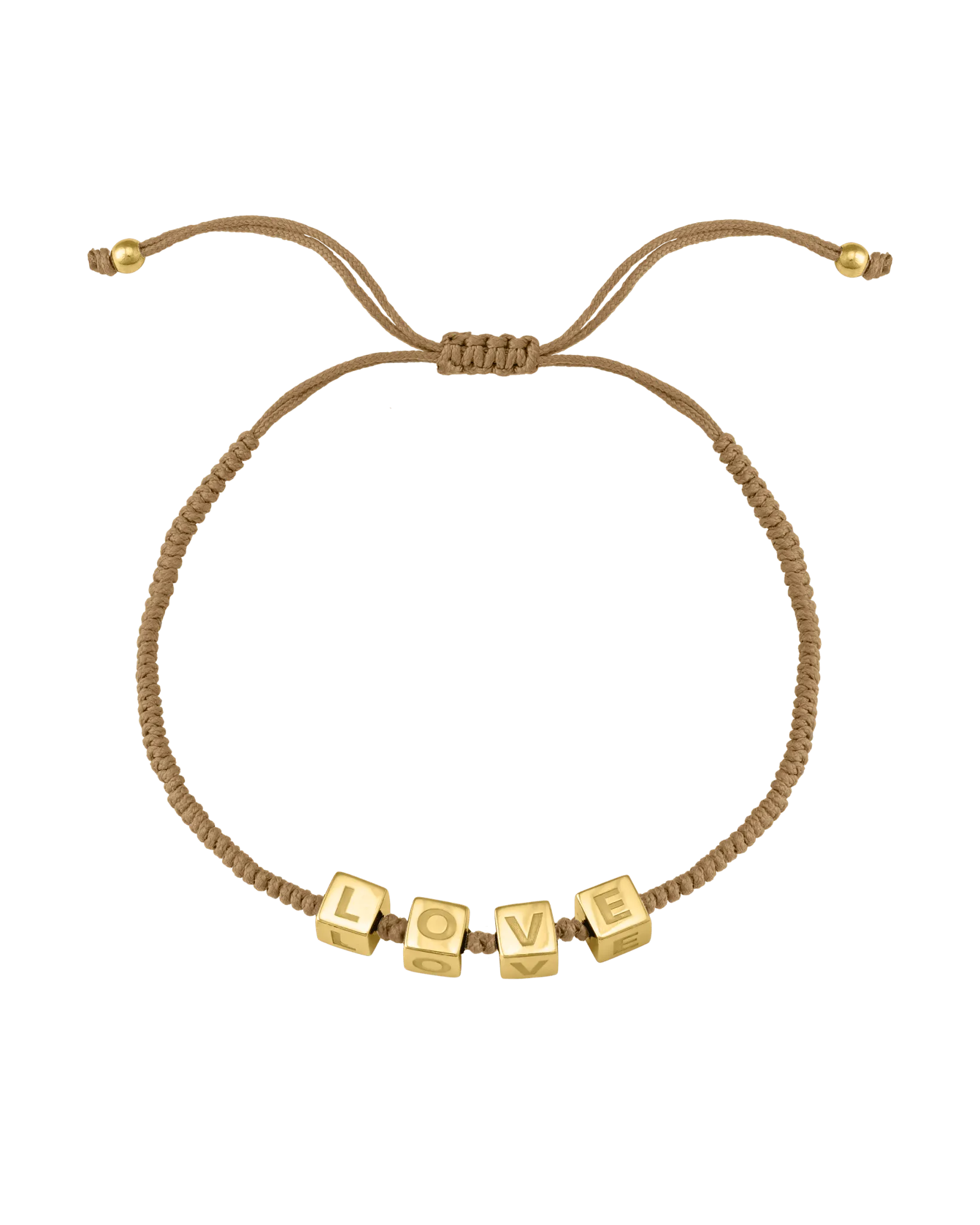 Alpha Block Bracelet - 18K Gold Vermeil