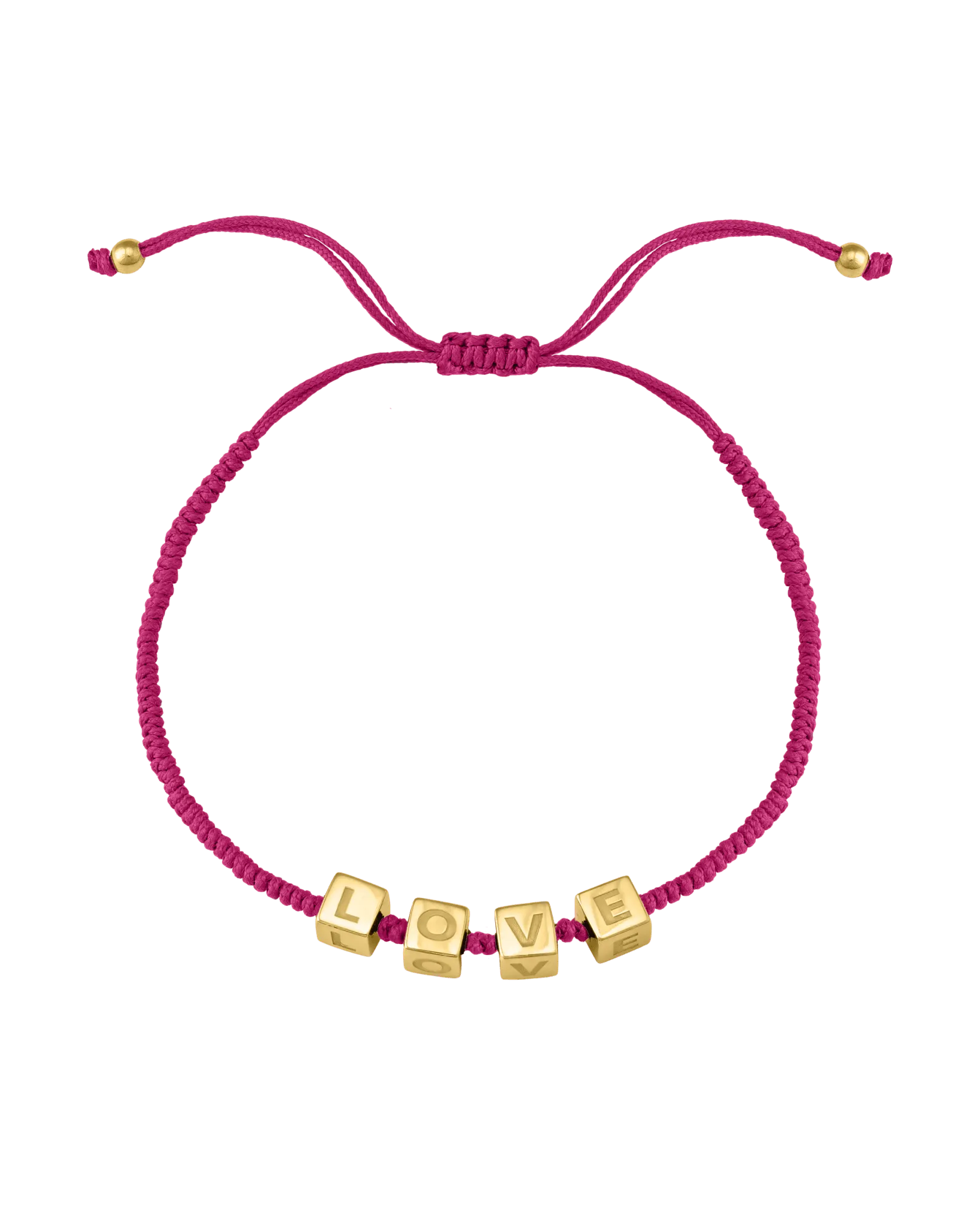 Alpha Block Bracelet - 18K Gold Vermeil