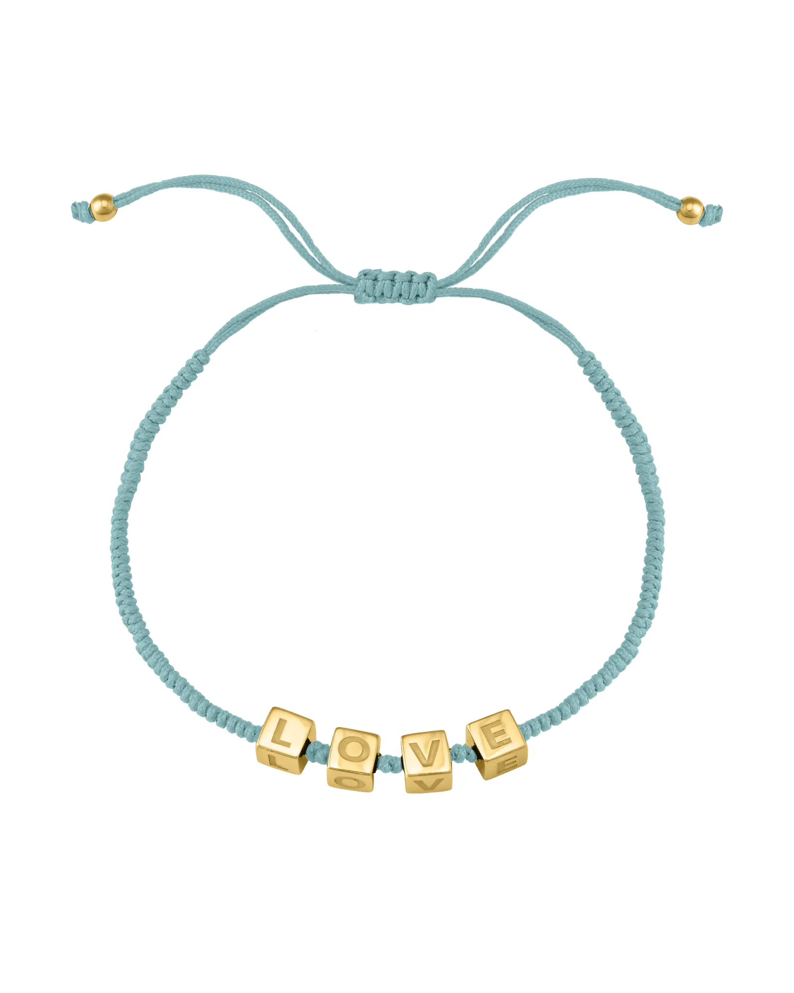 Alpha Block Bracelet - 18K Gold Vermeil