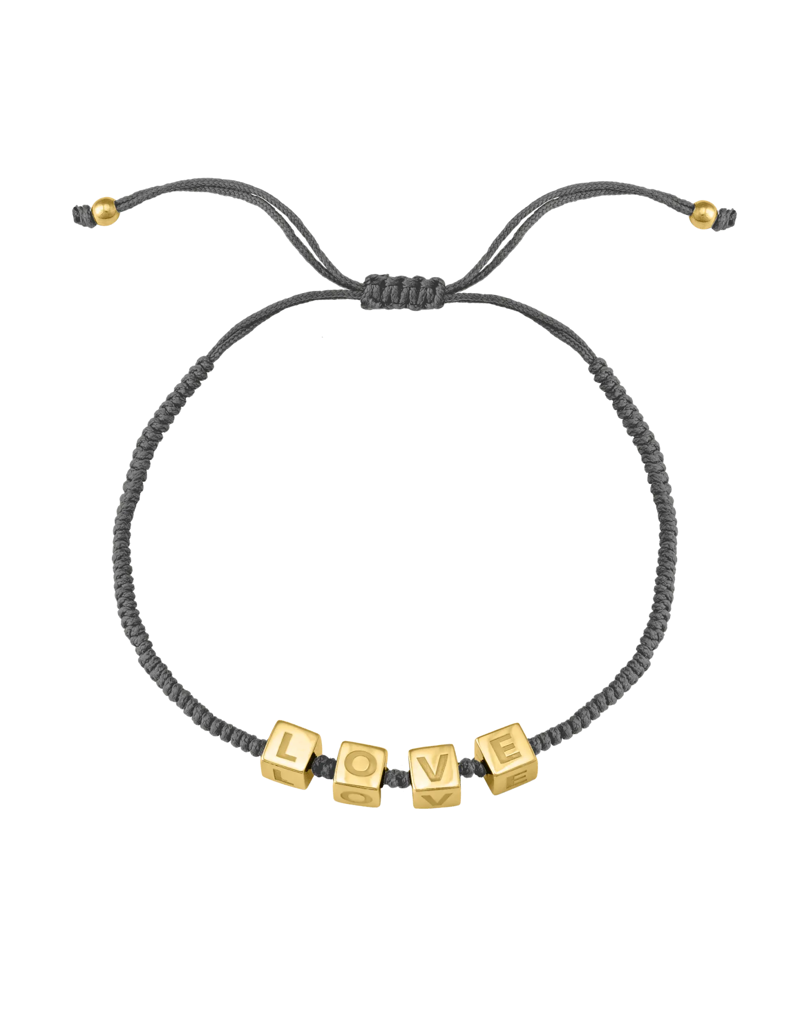 Alpha Block Bracelet - 18K Gold Vermeil
