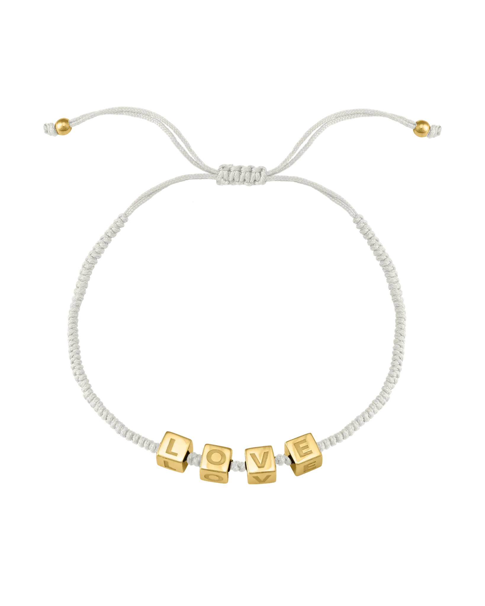 Alpha Block Bracelet - 18K Gold Vermeil