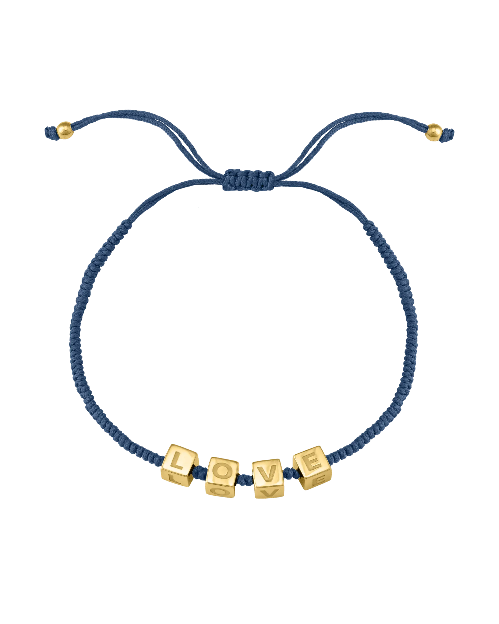 Alpha Block Bracelet - 18K Gold Vermeil