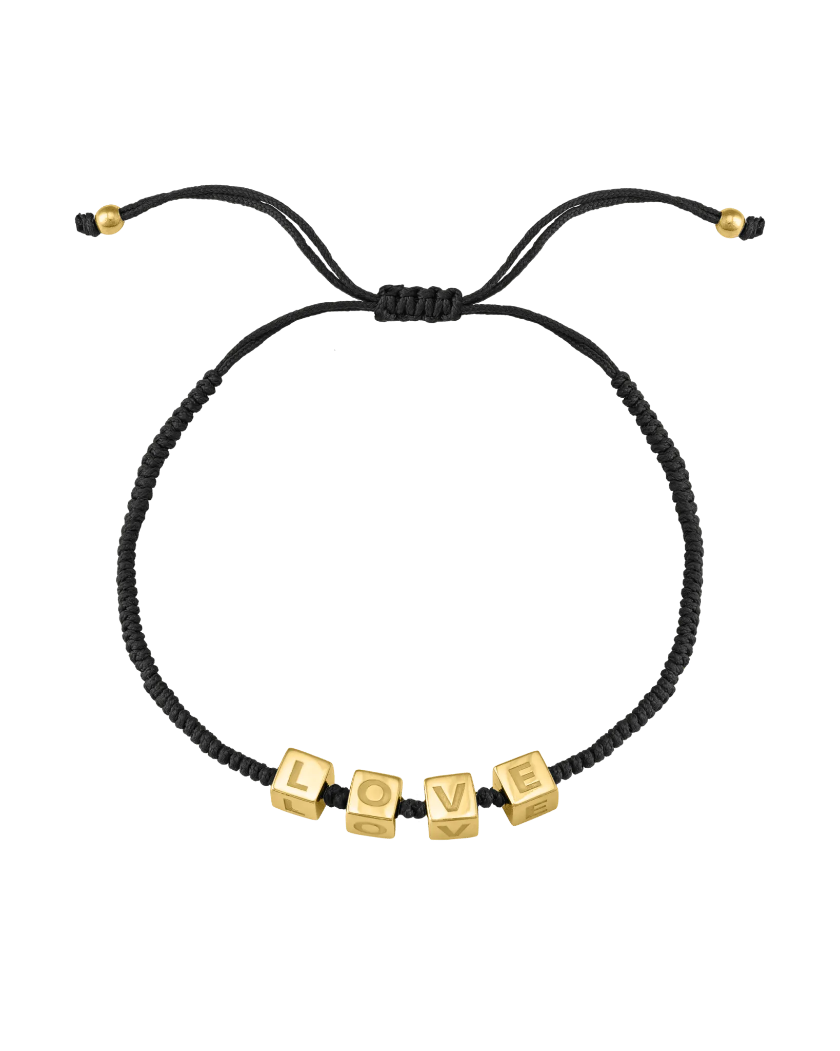 Alpha Block Bracelet - 18K Gold Vermeil