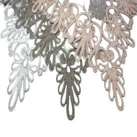 Angel Whisper Napkin Set, Lace & Tulle Napkin Set, Nightstand, Dresser or Mantle Decoration - 2pc Set