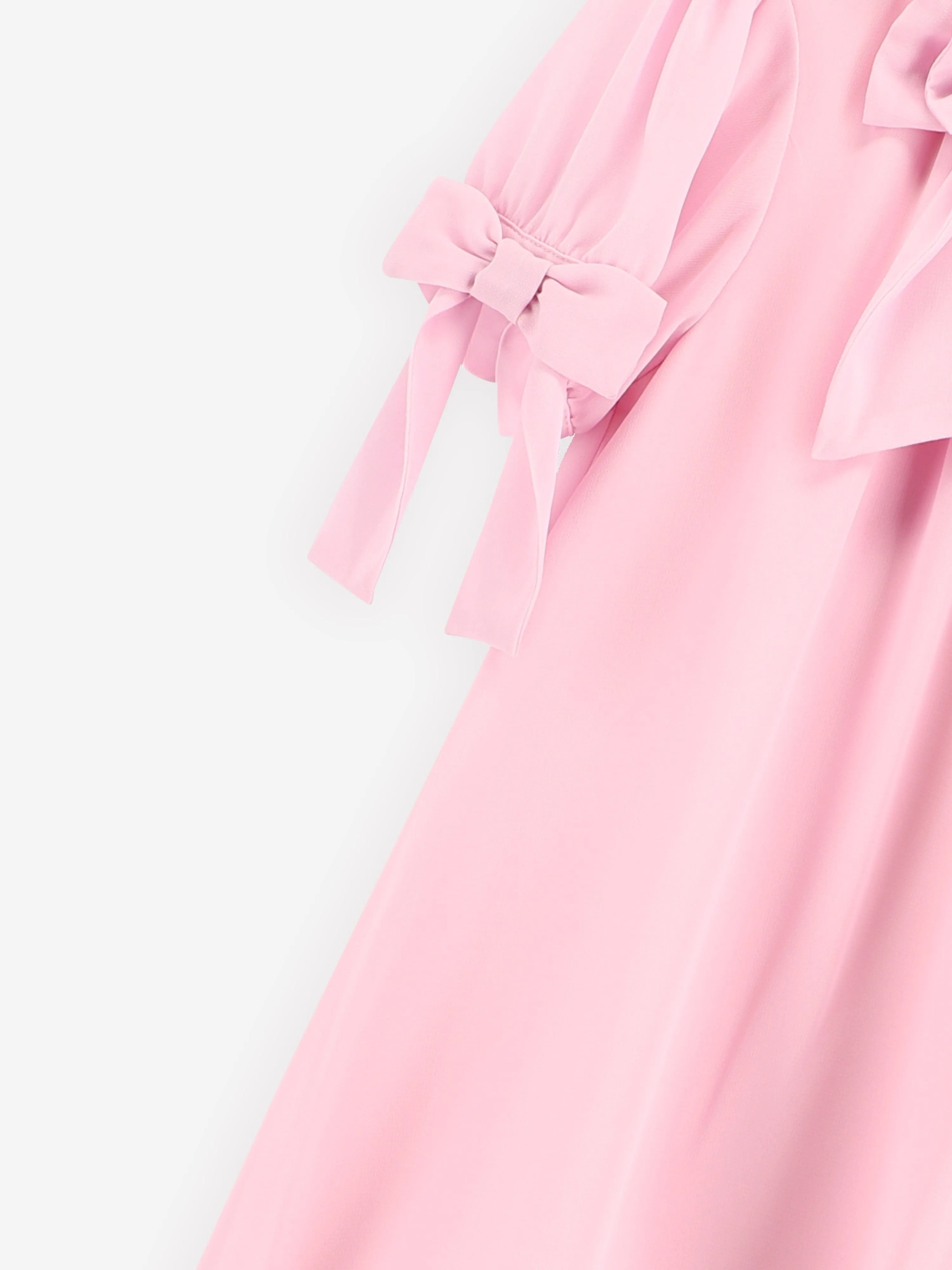 Angels Face Girls Fernie Bow Trim Dress in Pink