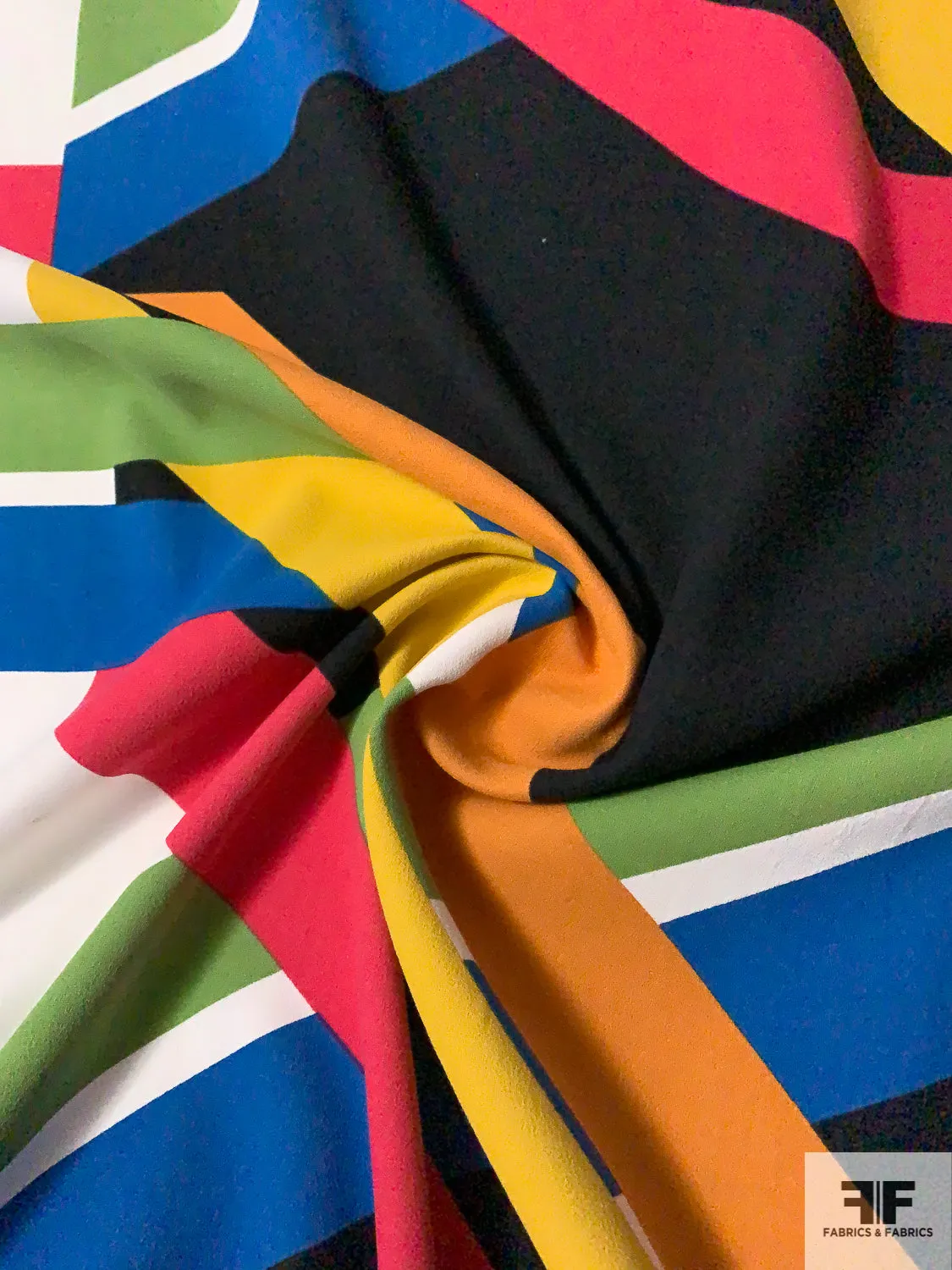 Art Collector Stretch Cotton with Noil Finish - Multicolor