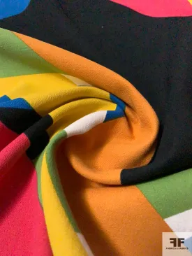 Art Collector Stretch Cotton with Noil Finish - Multicolor