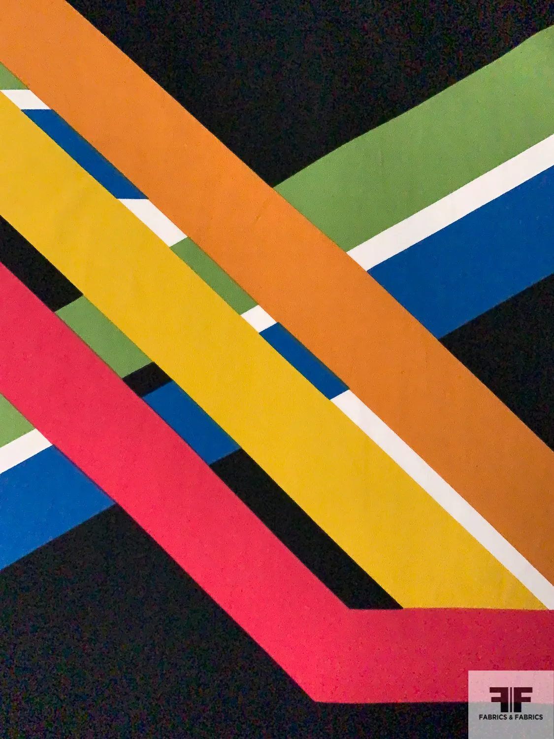 Art Collector Stretch Cotton with Noil Finish - Multicolor
