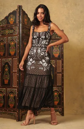 Beatrix Embroidered Maxi Dress