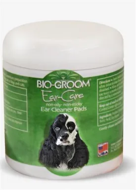 Bio Groom Ear Care Medicated Ear Cleaner Pads - 25 Pads