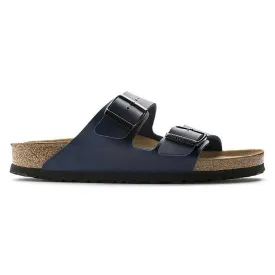 Birkenstock Womens Arizona Soft Footbed Sandals in Navy Birko-Flor - Comfortable and Stylish Footwear