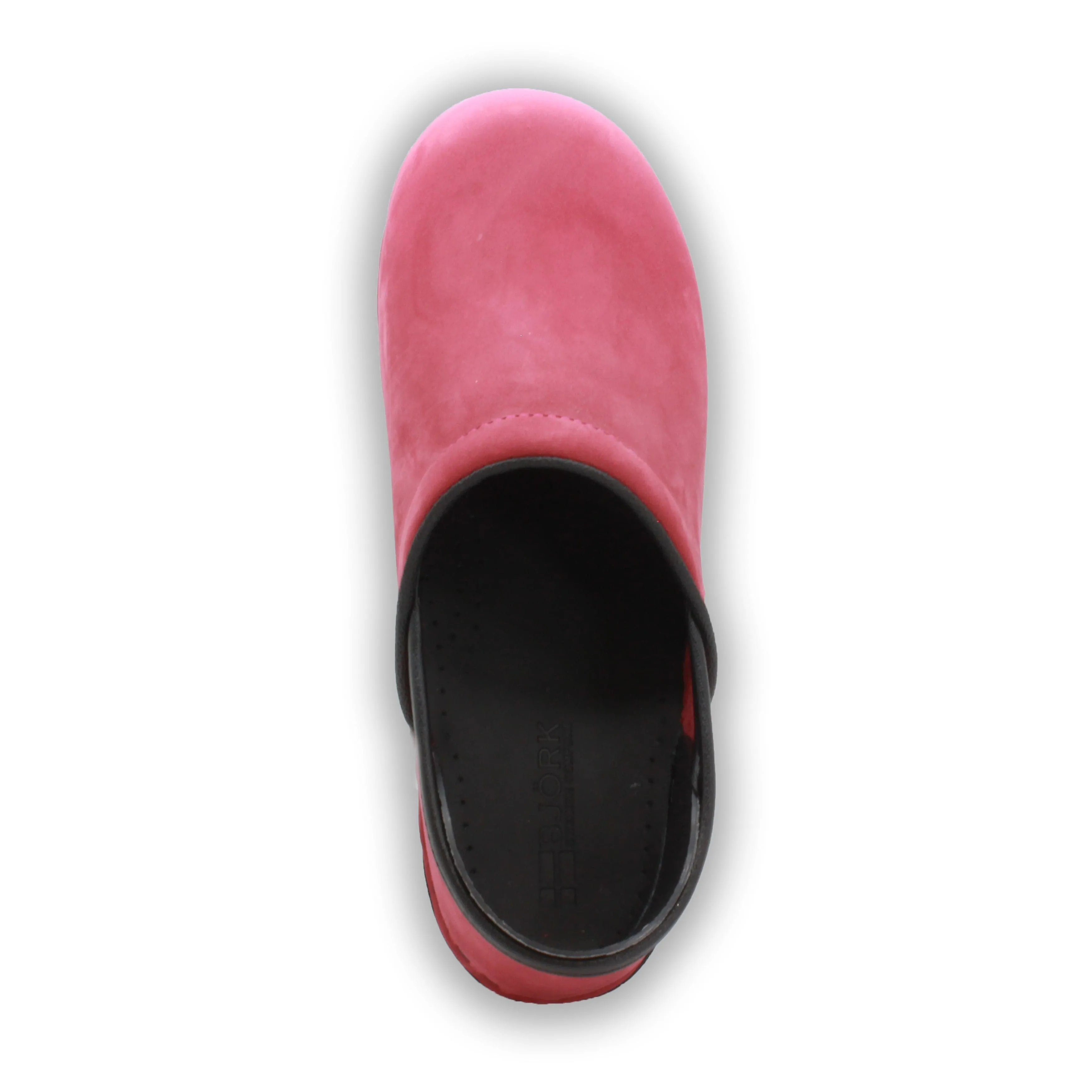 BJORK PROFESSIONAL LEAH in Berry Oiled Leather Clogs - CLOSEOUT