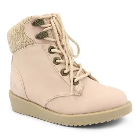 Blowfish Caydee Wedge Boots- Sweet Pink (Kids)