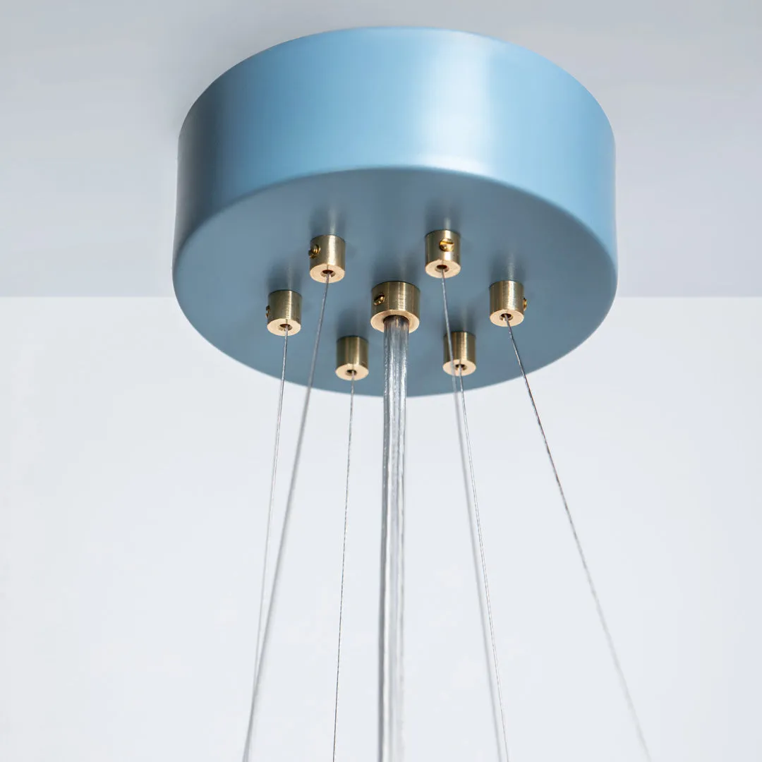 Blue Maria SC Test Tube Chandelier - Double