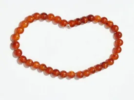 Brown Transparent Circular Plastic Beads- 10 mm