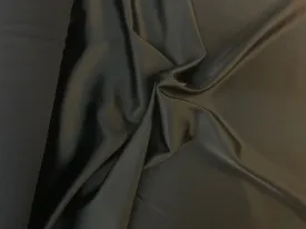 Canadian Stretch Poly Satin - Jet Black