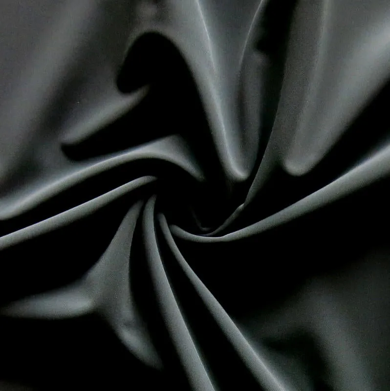 Classic Black Nylon Spandex Swimsuit Fabric - 15 Yard Bolt