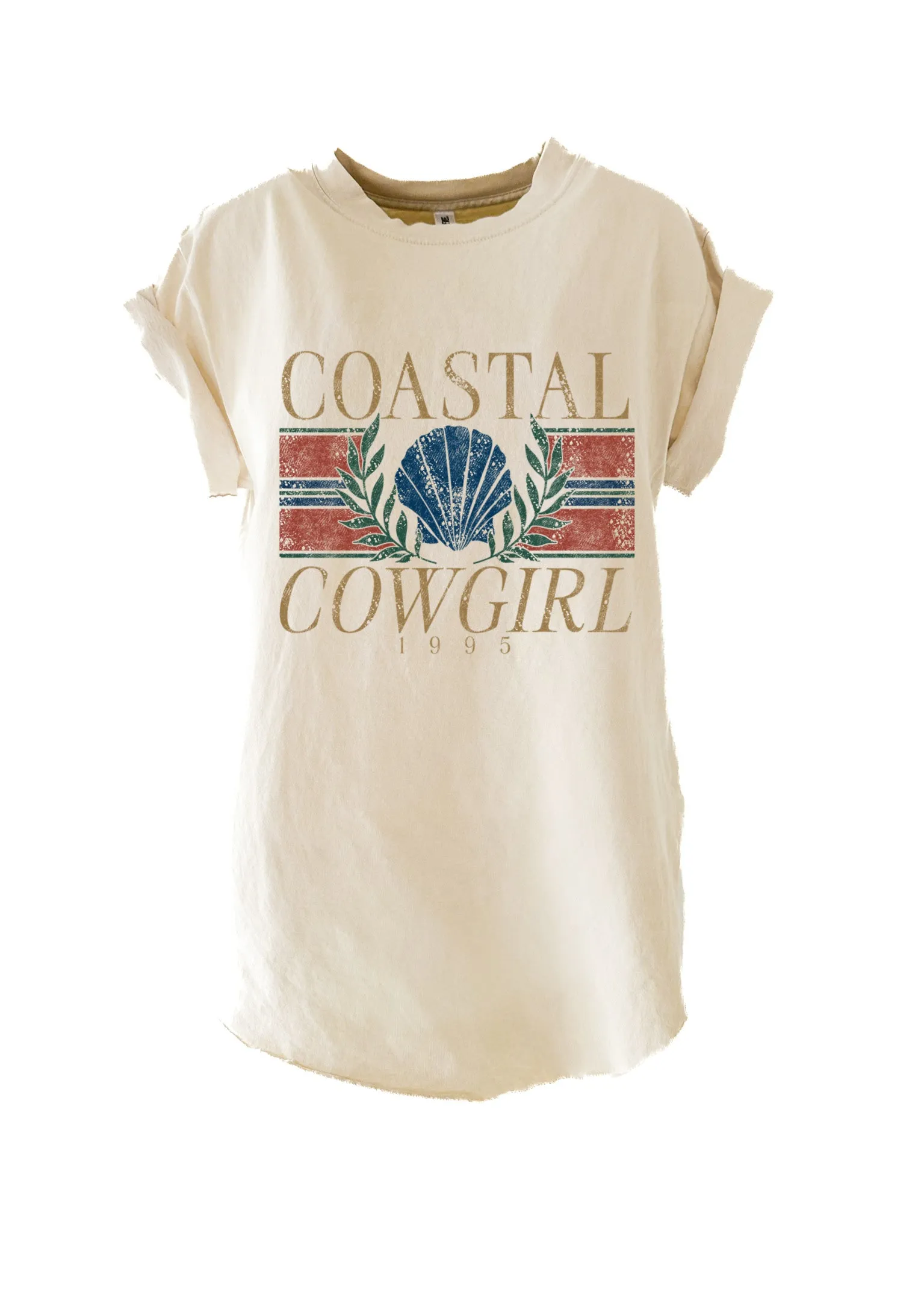 COASTAL COWGIRL SIDE SLIT TEE