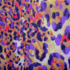 Colorful Leopard Swimsuit Fabric