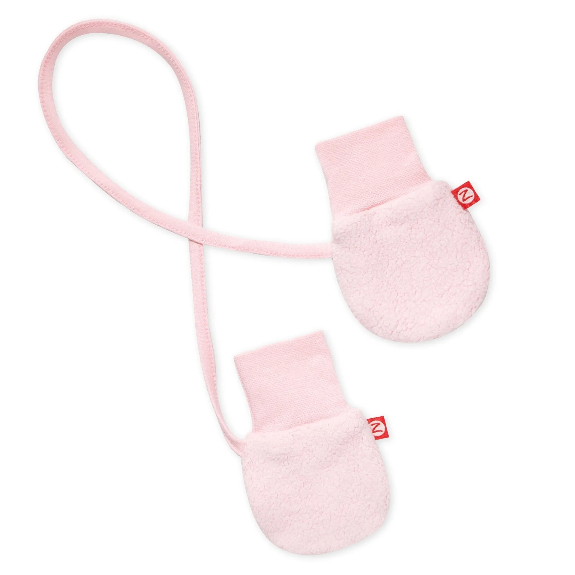 Cozie Fleece Mitten - Baby Pink