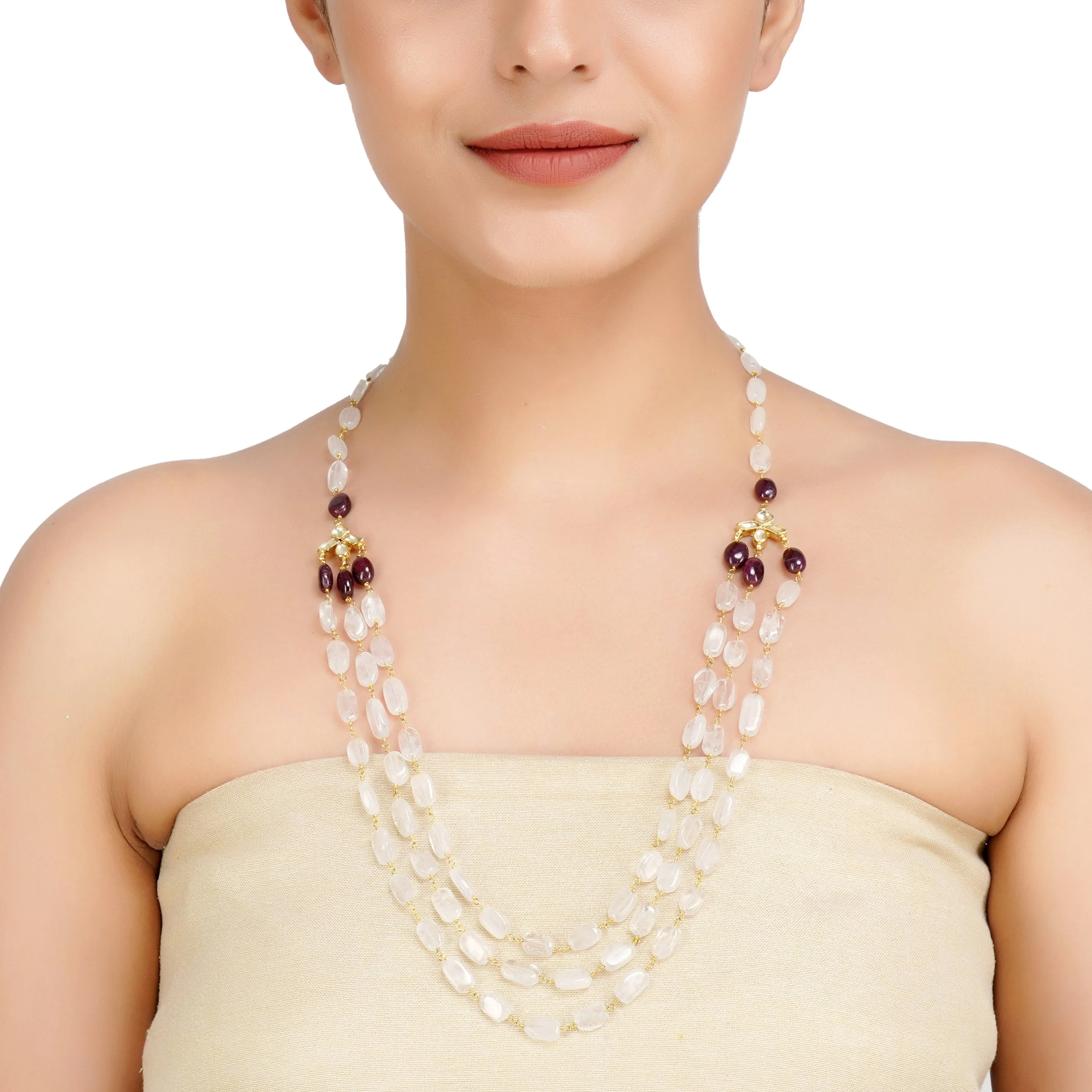 DOR GOLD PLATED KUNDAN NECKLACE