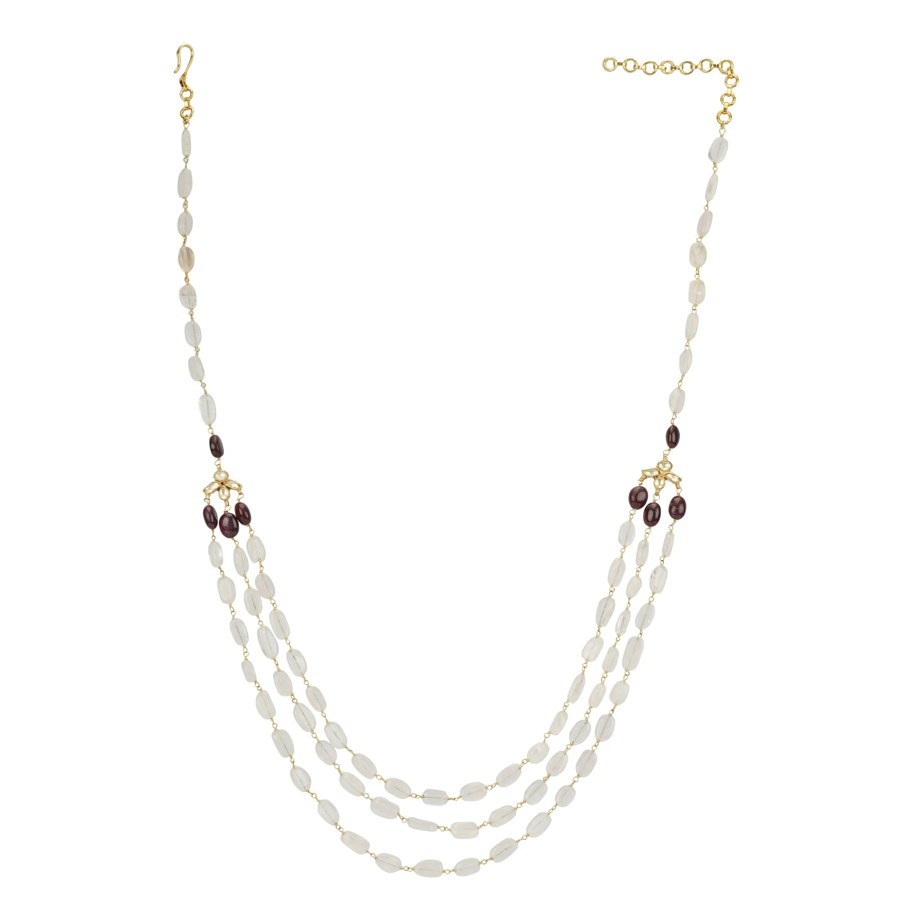 DOR GOLD PLATED KUNDAN NECKLACE