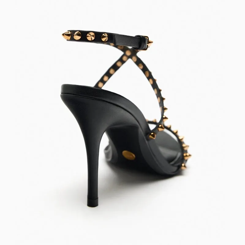 Double-Strap Rivet Shoes
