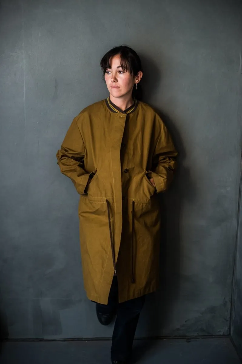 Dry Organic Cotton Oilskin / Black