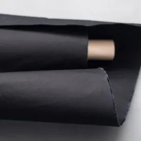 Dry Organic Cotton Oilskin / Black