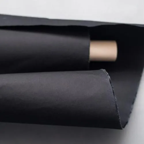 Dry Organic Cotton Oilskin / Black