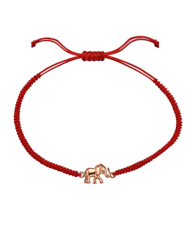 Elephant [RED] - 14K Rose Gold