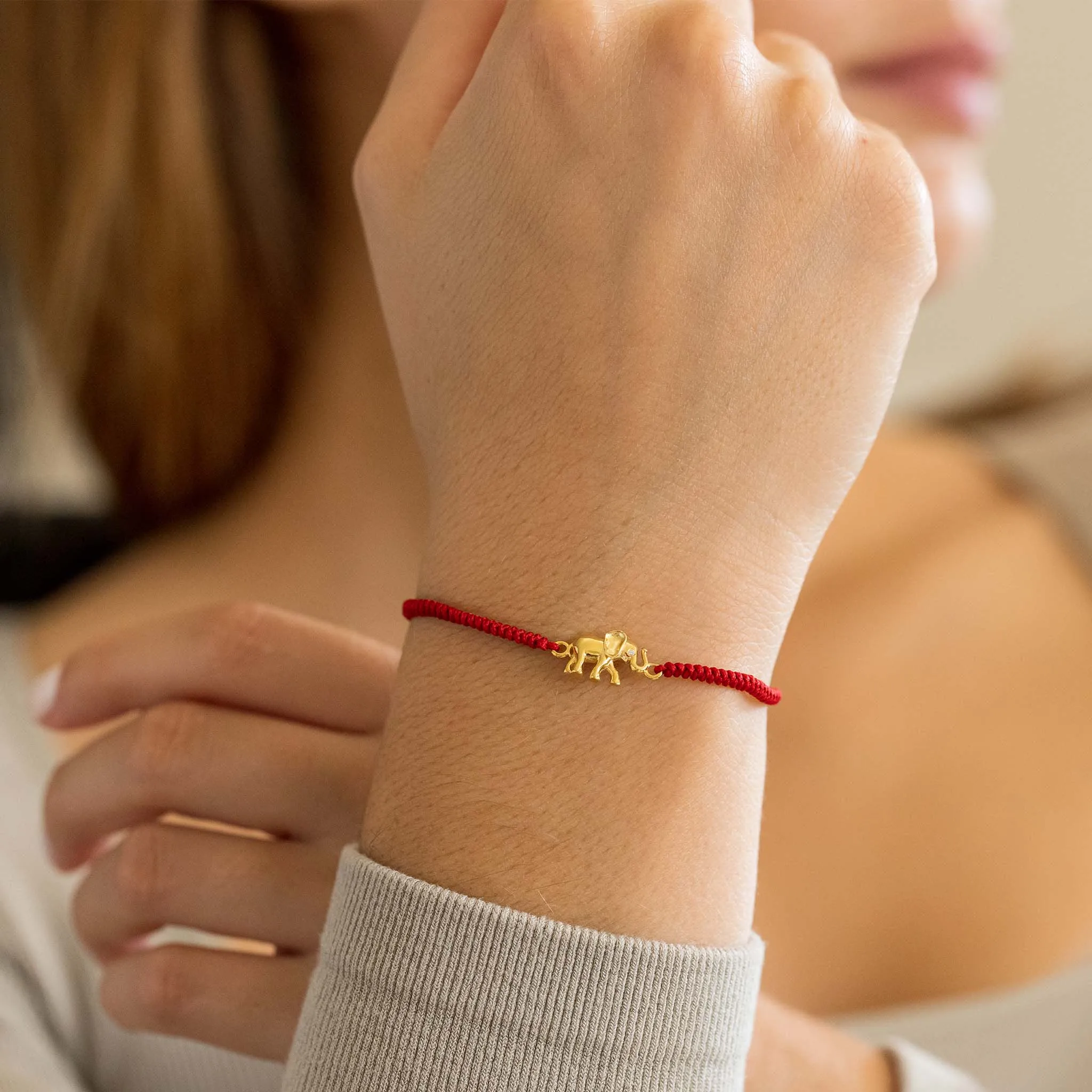 Elephant [RED] - 14K Rose Gold