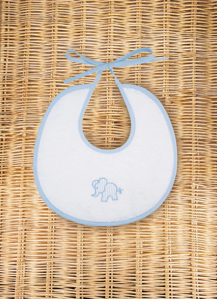 Elephant Terry Bib